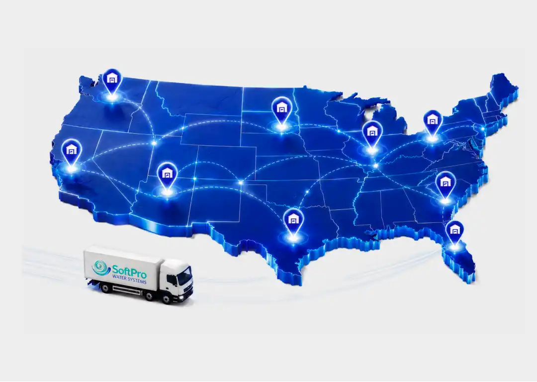 SoftPro Water Softener Delivery from Many Warehouses in USA