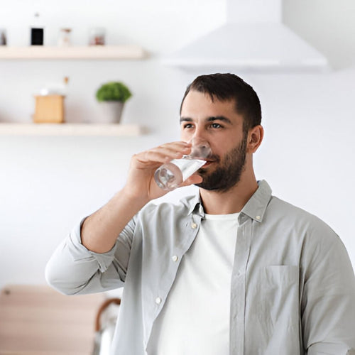 Man Drinking Water