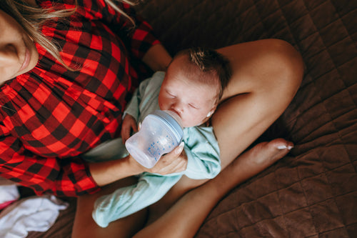 Mom Feeding Baby