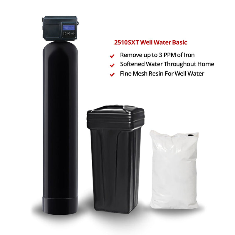 Fleck 2510SXT Water Softener System for Well Water (2510 SXT) - Quality Water Treatment