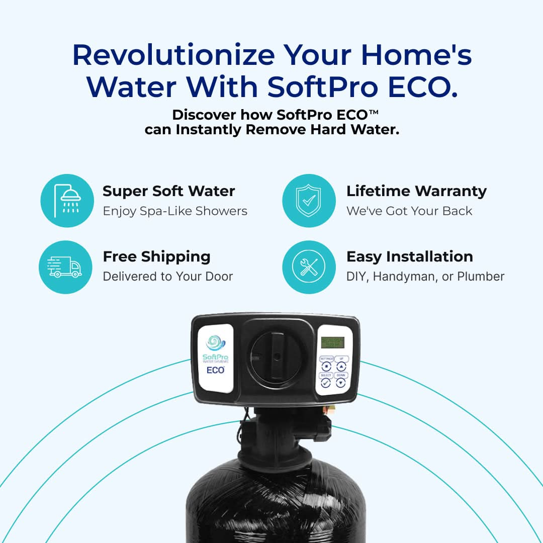 SoftPro ECO™ Top Water Softener for City Water Benefits 2