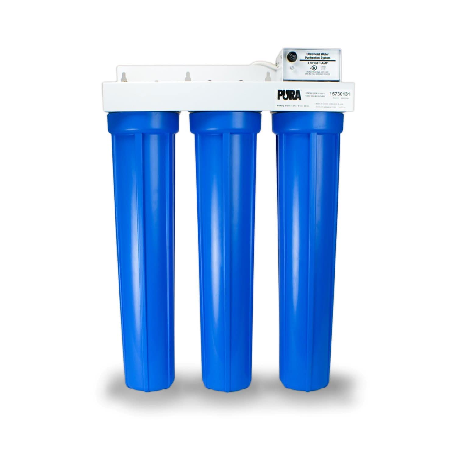 Pura UV-20 Filter, 3-Stage, Ultraviolet Light System w/ Sediment Filter-SoftPro™ Water Systems